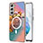 Funda Silicona Gel Goma Patron de Moda Carcasa con Mag-Safe Magnetic para Samsung Galaxy S21 FE 5G Multicolor