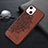 Funda Silicona Gel Goma Patron de Moda Carcasa S01 para Apple iPhone 13 Mini Marron