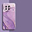 Funda Silicona Gel Goma Patron de Moda Carcasa S01 para Vivo X90 Pro 5G Purpura Claro