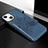 Funda Silicona Gel Goma Patron de Moda Carcasa S02 para Apple iPhone 13 Mini Azul