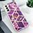 Funda Silicona Gel Goma Patron de Moda Carcasa S02 para Samsung Galaxy S21 5G Morado