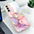 Funda Silicona Gel Goma Patron de Moda Carcasa S02 para Samsung Galaxy S21 Plus 5G Rosa