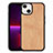 Funda Silicona Gel Goma Patron de Moda Carcasa S03 para Apple iPhone 14 Plus Naranja