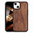 Funda Silicona Gel Goma Patron de Moda Carcasa S03 para Apple iPhone 15 Marron