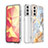 Funda Silicona Gel Goma Patron de Moda Carcasa S03 para Samsung Galaxy S21 FE 5G Gris