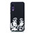 Funda Silicona Gel Goma Patron de Moda Carcasa S05 para Huawei P20 Pro Blanco