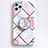 Funda Silicona Gel Goma Patron de Moda Carcasa S06 para Apple iPhone 11 Pro Max Rosa