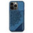 Funda Silicona Gel Goma Patron de Moda Carcasa S06 para Apple iPhone 14 Pro Azul