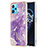 Funda Silicona Gel Goma Patron de Moda Carcasa Y01B para Realme 9 Pro+ Plus 5G Morado