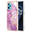 Funda Silicona Gel Goma Patron de Moda Carcasa Y01B para Realme Narzo 50 Pro 5G Purpura Claro