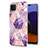 Funda Silicona Gel Goma Patron de Moda Carcasa Y01B para Samsung Galaxy A22s 5G Purpura Claro