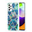 Funda Silicona Gel Goma Patron de Moda Carcasa Y01B para Samsung Galaxy A52 4G Verde Noche
