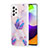 Funda Silicona Gel Goma Patron de Moda Carcasa Y01B para Samsung Galaxy A52s 5G Purpura Claro