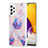 Funda Silicona Gel Goma Patron de Moda Carcasa Y01B para Samsung Galaxy A72 4G Purpura Claro