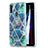 Funda Silicona Gel Goma Patron de Moda Carcasa Y01B para Samsung Galaxy M11 Verde Noche