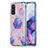 Funda Silicona Gel Goma Patron de Moda Carcasa Y01B para Samsung Galaxy S20 5G Purpura Claro