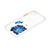 Funda Silicona Gel Goma Patron de Moda Carcasa Y01X para Samsung Galaxy A22s 5G Azul