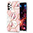 Funda Silicona Gel Goma Patron de Moda Carcasa Y02B para Samsung Galaxy A32 4G Rosa