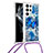 Funda Silicona Gel Goma Patron de Moda Carcasa Y02B para Samsung Galaxy S22 Ultra 5G Azul