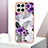 Funda Silicona Gel Goma Patron de Moda Carcasa Y03B para Huawei Honor X8 4G Morado