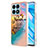 Funda Silicona Gel Goma Patron de Moda Carcasa Y03B para Huawei Honor X8a 4G Multicolor