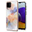 Funda Silicona Gel Goma Patron de Moda Carcasa Y03B para Samsung Galaxy A22 4G Purpura Claro