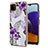 Funda Silicona Gel Goma Patron de Moda Carcasa Y03B para Samsung Galaxy A22 5G Morado