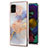 Funda Silicona Gel Goma Patron de Moda Carcasa Y03B para Samsung Galaxy M40S Purpura Claro