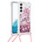Funda Silicona Gel Goma Patron de Moda Carcasa Y03B para Samsung Galaxy S22 Plus 5G Oro Rosa
