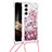 Funda Silicona Gel Goma Patron de Moda Carcasa Y03B para Samsung Galaxy S24 5G Oro Rosa