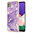 Funda Silicona Gel Goma Patron de Moda Carcasa Y05B para Samsung Galaxy A22s 5G Morado