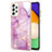 Funda Silicona Gel Goma Patron de Moda Carcasa Y05B para Samsung Galaxy A52 4G Purpura Claro