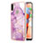 Funda Silicona Gel Goma Patron de Moda Carcasa Y05B para Samsung Galaxy M11 Purpura Claro