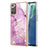 Funda Silicona Gel Goma Patron de Moda Carcasa Y05B para Samsung Galaxy Note 20 5G Purpura Claro