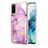 Funda Silicona Gel Goma Patron de Moda Carcasa Y05B para Samsung Galaxy S20 Purpura Claro