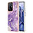 Funda Silicona Gel Goma Patron de Moda Carcasa Y05B para Xiaomi Mi 11T 5G Morado