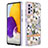 Funda Silicona Gel Goma Patron de Moda Carcasa Y06B para Samsung Galaxy A72 4G Blanco