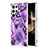 Funda Silicona Gel Goma Patron de Moda Carcasa Y08B para Samsung Galaxy S24 Ultra 5G Morado