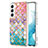 Funda Silicona Gel Goma Patron de Moda Carcasa Y10B para Samsung Galaxy S21 Plus 5G Multicolor