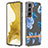 Funda Silicona Gel Goma Patron de Moda Carcasa Y12B para Samsung Galaxy S21 FE 5G Azul