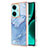 Funda Silicona Gel Goma Patron de Moda Carcasa YB1 para OnePlus Nord CE 3 5G Azul