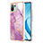 Funda Silicona Gel Goma Patron de Moda Carcasa YB1 para Xiaomi Mi 11 Lite 4G Purpura Claro