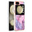 Funda Silicona Gel Goma Patron de Moda Carcasa YB2 para Samsung Galaxy Z Flip5 5G Purpura Claro