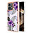 Funda Silicona Gel Goma Patron de Moda Carcasa YB3 para Motorola Moto G84 5G Morado