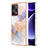 Funda Silicona Gel Goma Patron de Moda Carcasa YB3 para Xiaomi Poco F5 5G Purpura Claro