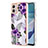 Funda Silicona Gel Goma Patron de Moda Carcasa YB4 para Motorola Moto G53j 5G Morado