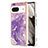 Funda Silicona Gel Goma Patron de Moda Carcasa YB5 para Google Pixel 8 5G Morado