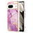 Funda Silicona Gel Goma Patron de Moda Carcasa YB5 para Google Pixel 8 5G Purpura Claro