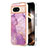 Funda Silicona Gel Goma Patron de Moda Carcasa YB5 para Google Pixel 8a 5G Purpura Claro