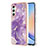 Funda Silicona Gel Goma Patron de Moda Carcasa YB5 para Samsung Galaxy A24 4G Morado